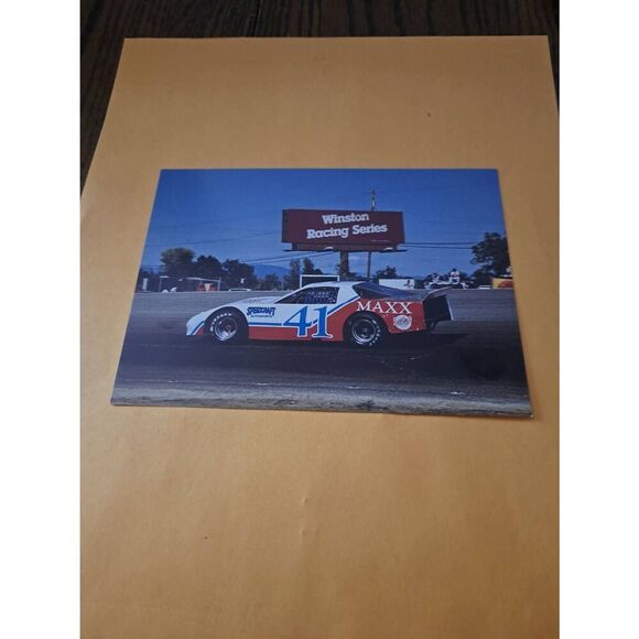 Vintage 1990 NASCAR Sheri Bown Driver Card #41 Speedcraft Auto Max 5x7 Camaro - Picture 1 of 2